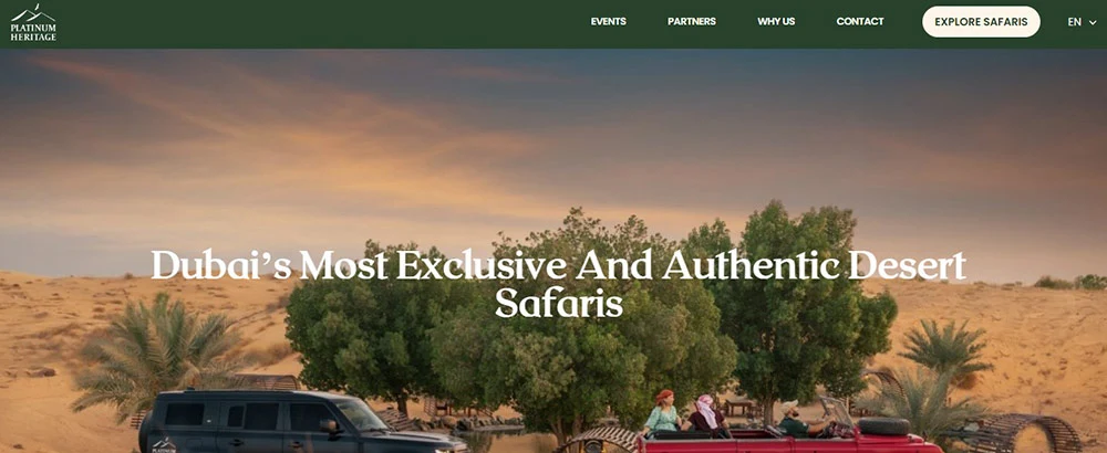 platinum heritage home page