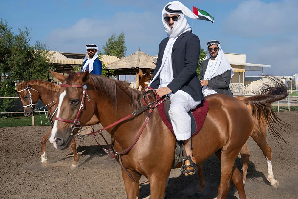 dubai horse riding men