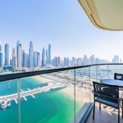 balcony looking over marina