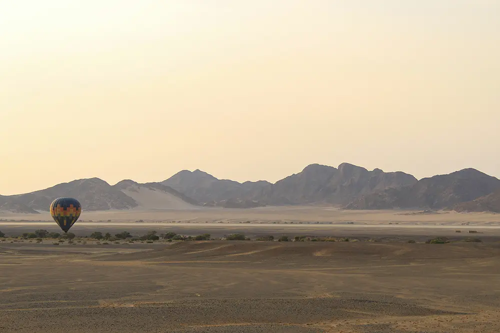 duba desert conservation hot air balloon