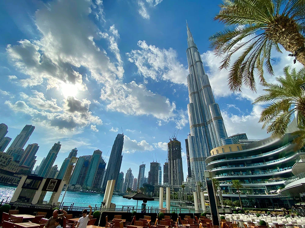 dubai skyline in the day