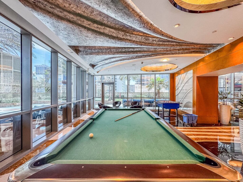 billiards table