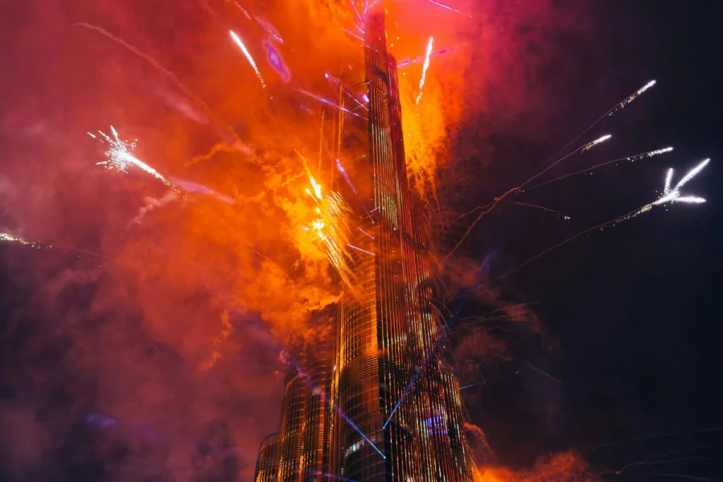 burj khalifa fireworks