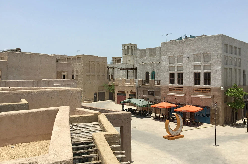 old dubai buildings