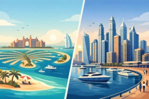 Palm Jumeirah vs Dubai Marina: Which Fits You?
