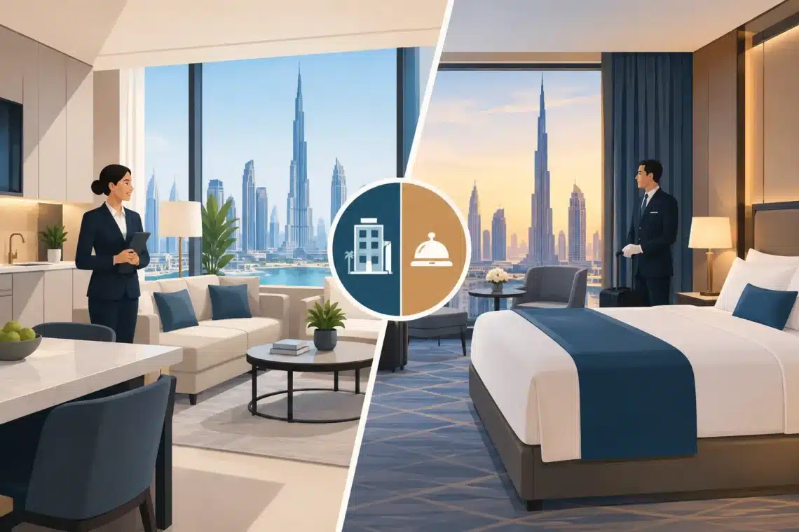 Concierge Apartments Versus Hotels in Dubai